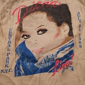 Diana Ross Concert 1983 Central Park NYC Tee